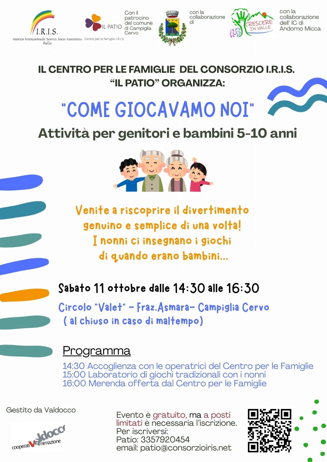 Locandina incontro Come giocavamo noi