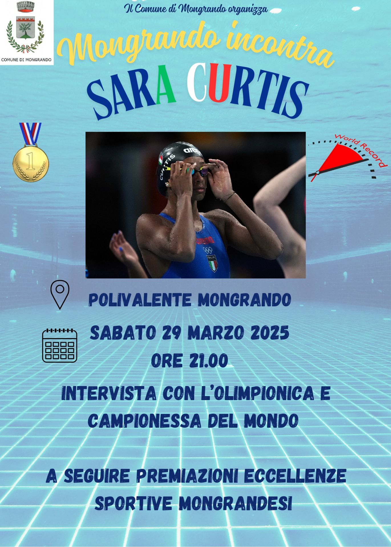 Locandina Evento Mongrando incontra Sara Curtis