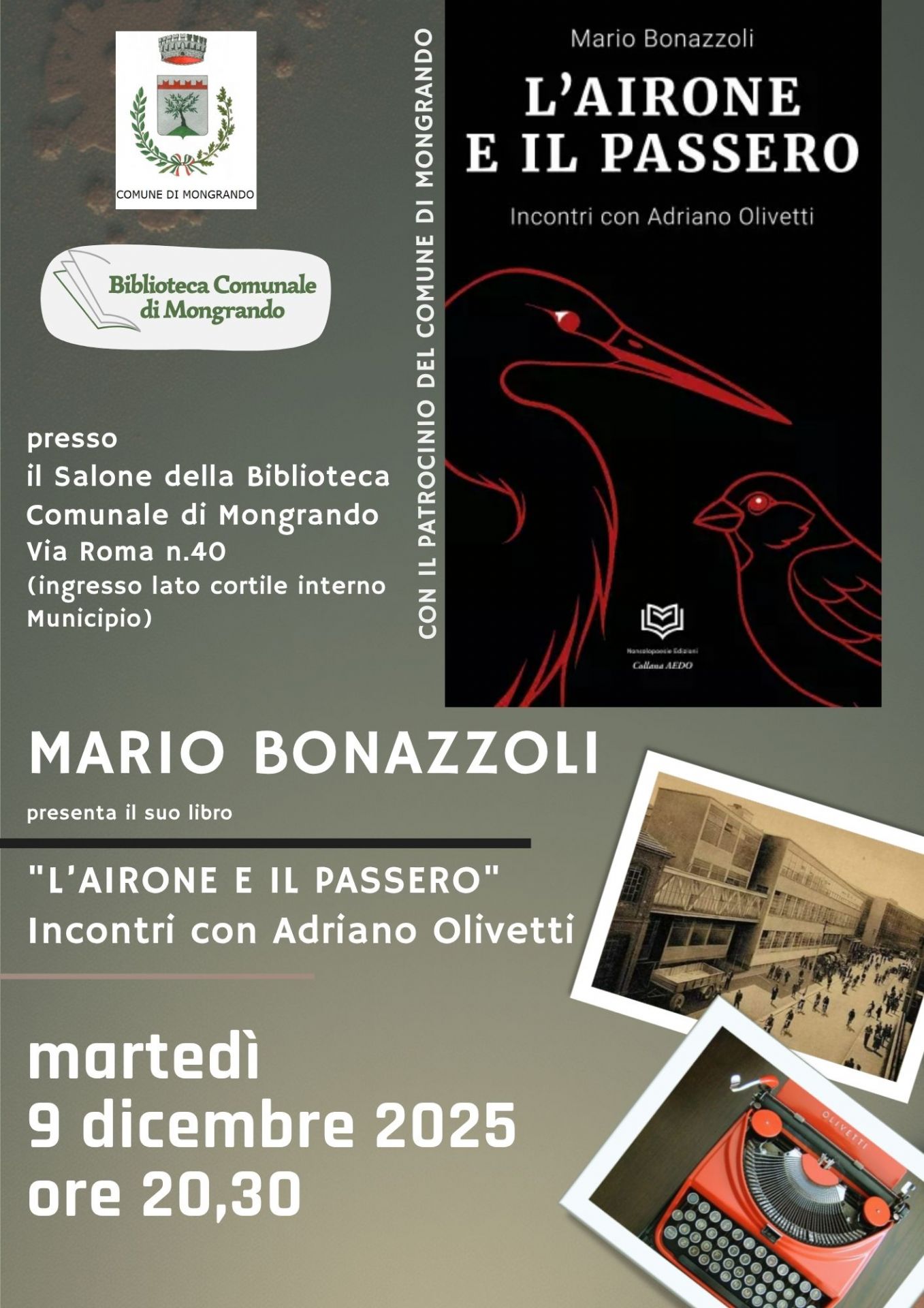 Locandina L'airone e il passero