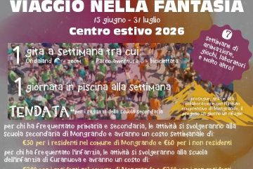 Locandina centro estivo 2026