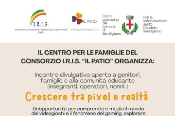 Locandina incontro Crescere tra pixel e realtà
