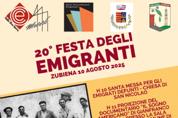 Locandina festa degli emigranti