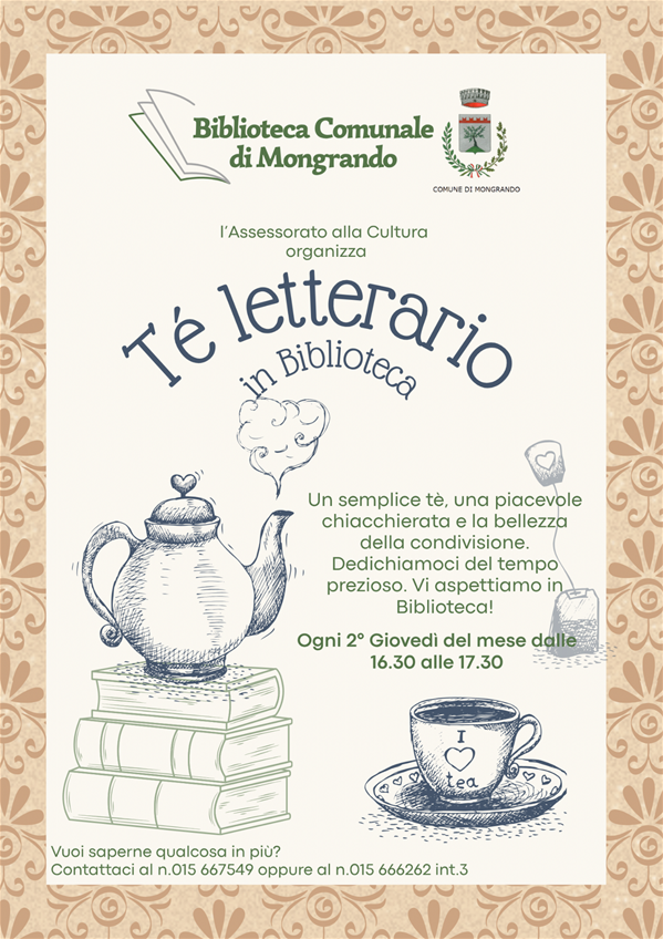 Locandina Tè letterario