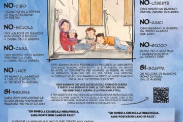 Manifesto delle 12 fatiche dei bimbi della guerra