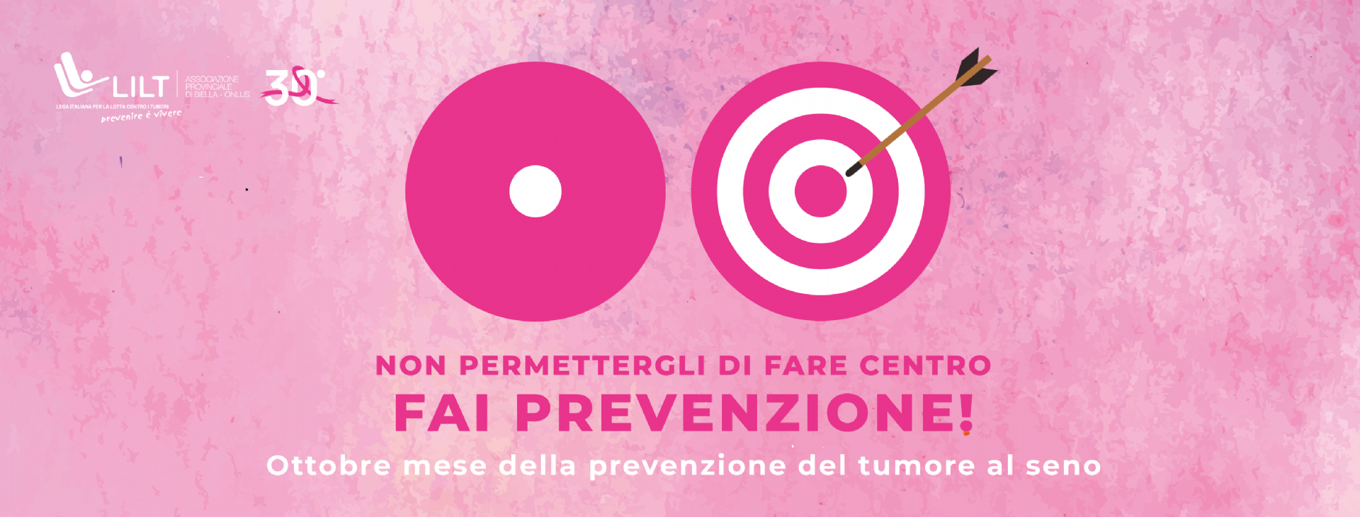 Locandina Ottobre Rosa, invito alla prevenzione del tumore al seno